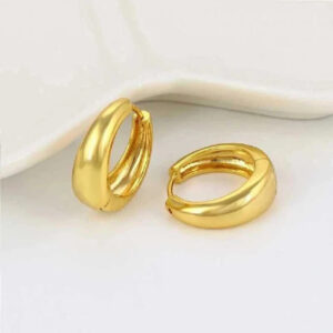Gold Chunky Hoop Earrings